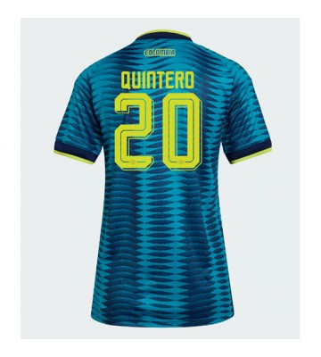 Colombia Juan Fernando Quintero #20 Udebanetrøje Dame VM 2026 Kortærmet